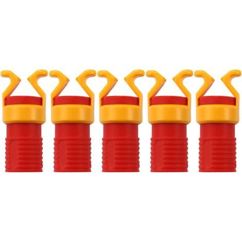 Lot de 5 Serrage-joints à Vis Travail du Bois, Structure Robuste en Abs, Facile à Utiliser, Adapté aux Vis Courtes et Diamètre de Poignée 6-8mm (1/5)