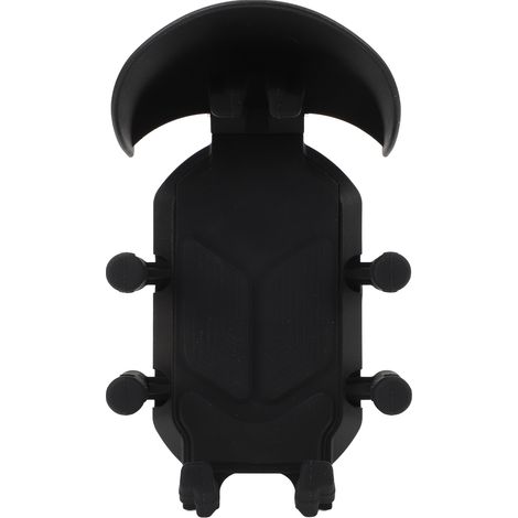 Support de téléphone pour moto à 8 griffes avec coussinet en silicone absorbant les chocs, antivol, compatible avec guidons de 11 à 27 mm. (1/5)