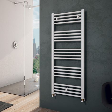 Sèche-serviettes eau chaude NF Mahana - 600 x 1496 mm - 728W - Thermador (1/3)