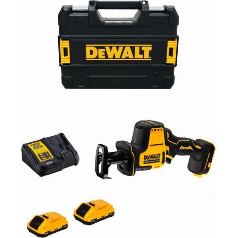 Sierra de sable compacta DEWALT XR 18V - 2 baterías 5.0 Ah Li-ion sin escobillas - DCS369P2-QW