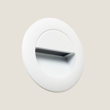 Segnapasso da Incasso a LED 3W per Esterni, Circolare, Olite 2700K Bianco Bianco Caldo (1/5)