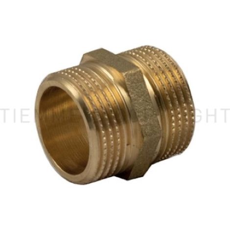 Raccordo diritto m-m 1 1/4 ottone cw617n uni iso 228 tiemme 1500025 (1/2)