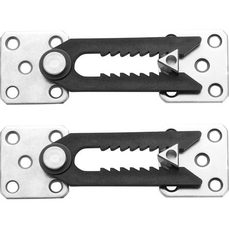 SOTECH Möbelverbinder für Polstermöbel, Sofa-, Bett-, Tisch-Verbinder Rastverbindung 30 - 72 mm, 2er Set