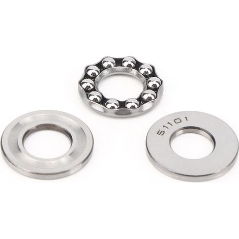 5 Stück 51101 Wälzlagerstahl, ebene Axial-Kugellager, geräuscharm, 2RS-Dichtung, staubdicht (1/5)