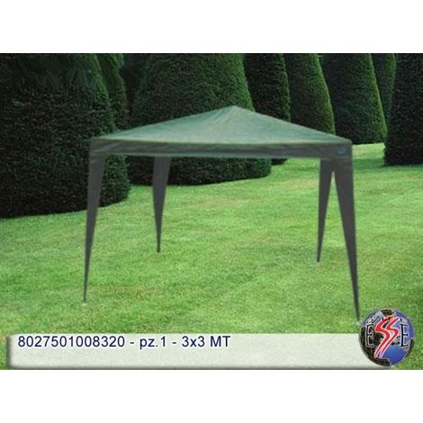 Gazebo verde 3x3 nylon