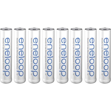 PANASONIC eneloop NiMH-Micro Akku, 800mAh, 8 Stück