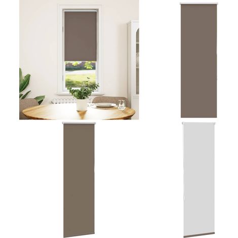 vidaXL Verdunkelungsrollo Kaffeebraun 40x175cm Stoffbreite 35,7 cm (1/5)