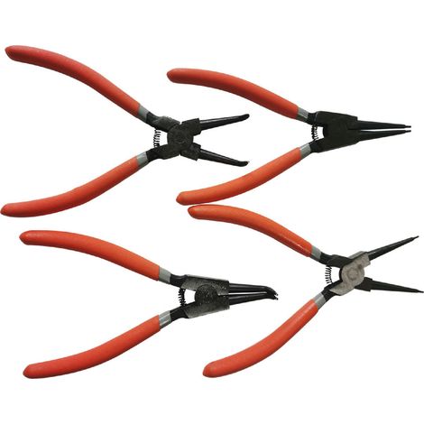 4-teiliges Sprengringzangen-Set mit ergonomischem Griff, Industriewerkzeug (1/5)