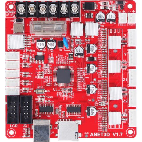 Motherboard für Anet E12 3D-Drucker, 12-24V Steuermodul für Desktop-Drucker