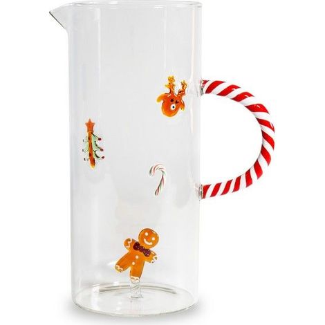 Caraffa in Vetro con Omino di Pan di Zenzero 1.3 L Trasparente Wd Lifestyle