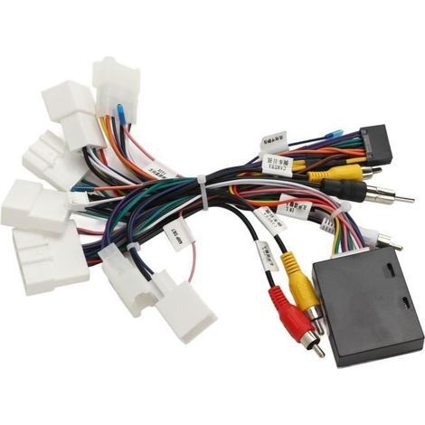 OMABETA Faisceau de câblage d'autoradio Faisceau de câbles d'autoradio avec adaptateur de décodeur USB CANBUS pour auto cosses (1/4)