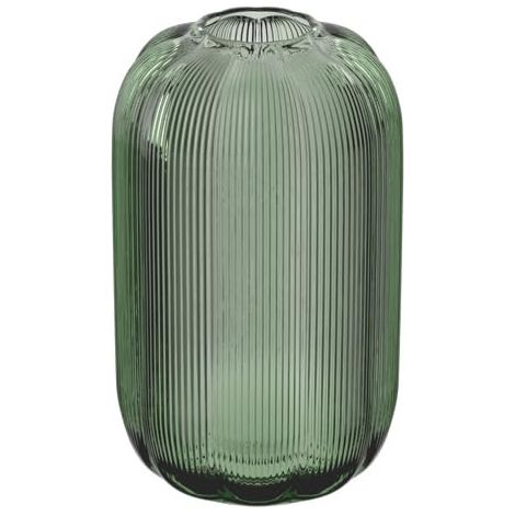 Vase, résistant au Lave-Vaisselle, soufflé à la Bouche, Fait Main, décoratif pour Fleurs, Design Floral, Haut, décor, Verre (1/5)