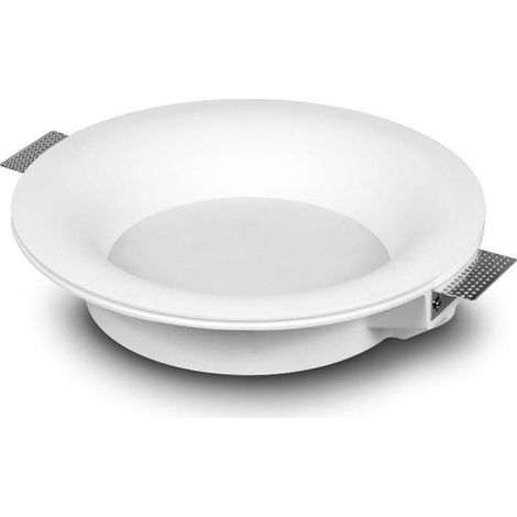 LED Downlight Einbaustrahlerring für Gips/Gipsplatten Integration Rund 18W Schnitt Ø333 mm UGR17 2700K Warmweiß