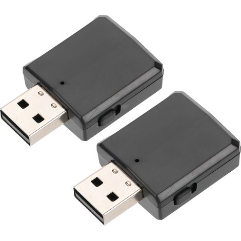 Lot de 2 émetteurs-récepteurs audio Bluetooth 5.0, adaptateur 2 en 1 pour TV, voiture et ordinateur (1/5)