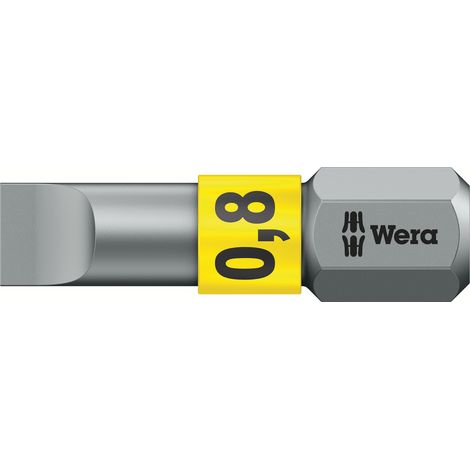 Embout WERA fente 0,8x5,5x25mm BiTorsion (1/5)