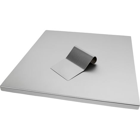 ZOIMANIA - Tagliere Spianatoia con Tarocco - Inox - Cucina - Profondità 40 - Dimensione Tagliere: L 70 x P 40 x 3 (1/5)