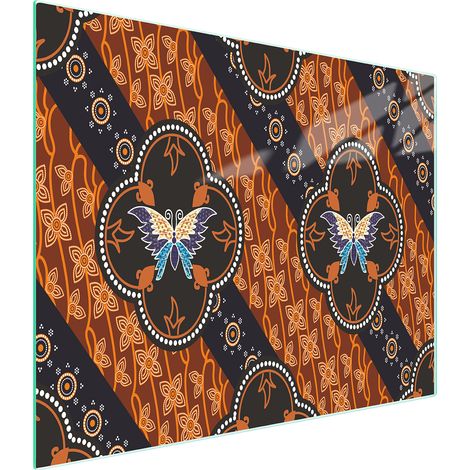 Glasschneidebrett 52x30 Schmetterling (1/5)
