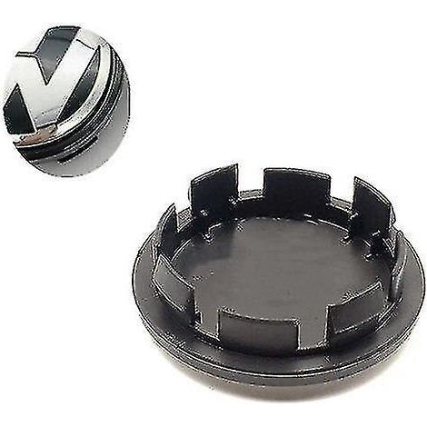 cache-moyeux de roue de voiture (65 mm, 56 mm, 70 mm, 76 mm) avec emblème, compatibles avec les références 3B7601171, 1J0601171 et 7L6601149B. (1/5)