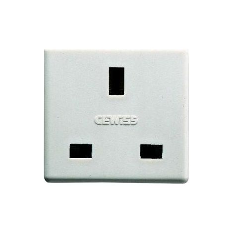 PRISE 2P+T 13A BRITISH STD ECL.SY/WT GEWISS GW20208