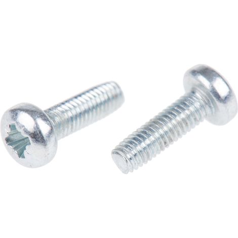 Vis autotaraudeuse RS PRO 10mm, tête Cylindrique, M3 x , en Acier ( Prix pour Sachet de 100 )