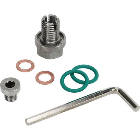 Übergroße Ablassschraube – 2er-Pack – Edelstahl – Kurbelgehäuse-Gewindereparatur – Auto- und Motorradmotor – M14,1-1,5x15 mm (1/5)