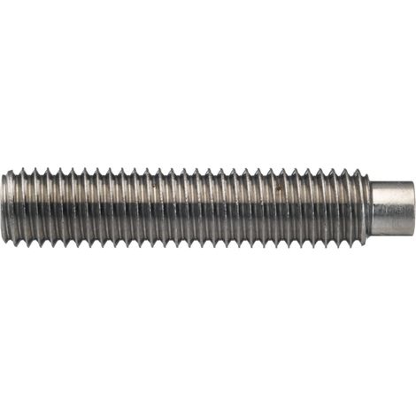 Vis de réglage M6x20 en acier inoxydable DIN 915, lot de 20 (1/3)