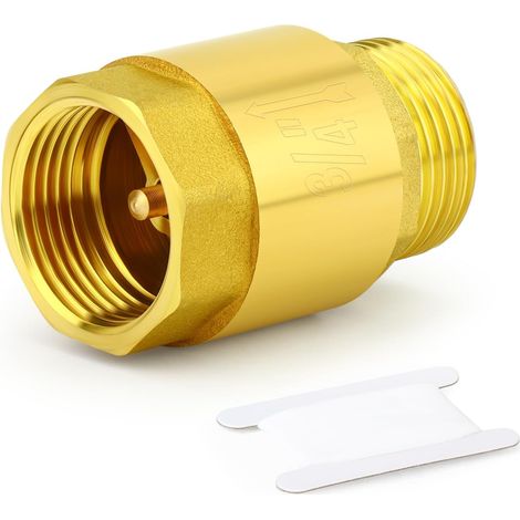 1PCS Clapet anti-retour en laiton DN20 3/4" filetage femelle et mâle, prévention des refoulements, clapets anti-retour unidirectionnels (1/5)