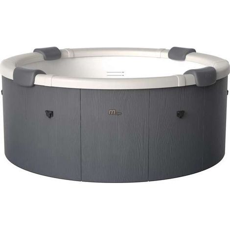 SPA Denver Idromassaggio Grigio 180 cm per 6 Persone con Funzioni Avanzate