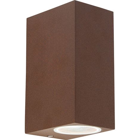 Smarte Wandleuchte rostbraun IP44 inkl. 2 Wifi GU10 - Baleno