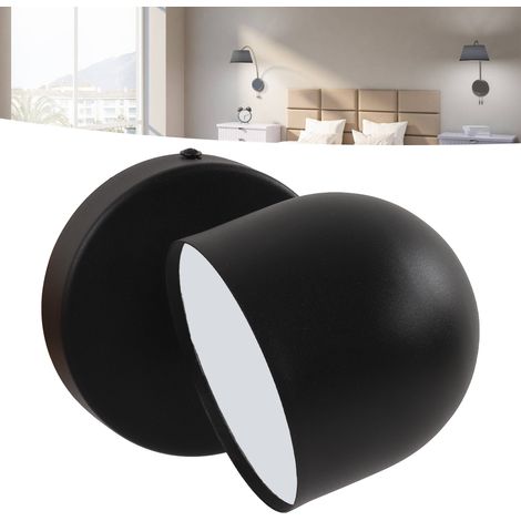 Applique murale d'intérieur moderne de style nordique, lampe de chevet/couloir à intensité variable tactile intelligente, rotation à 350°. (1/5)