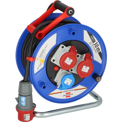 Brennenstuhl Industrie-/Baustellen-Kabeltrommel Garant CEE IP44, 30m Kabel (1/5)
