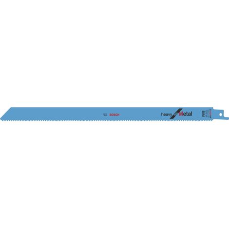 Bosch 2 608 657 409 - Hoja de sierra sable S 1225 VF - Heavy for Metal (pack de 5)