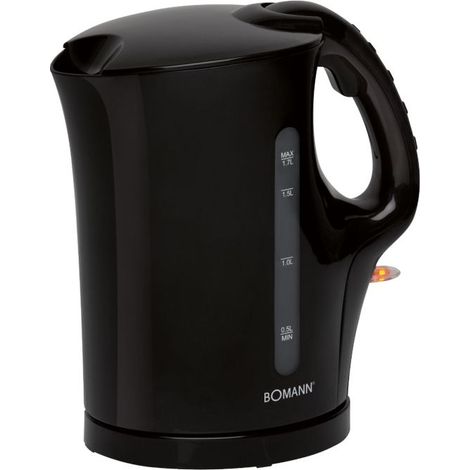 Bomann WK 6079 CB bollitore elettrico 1,7 L 2200 W Nero