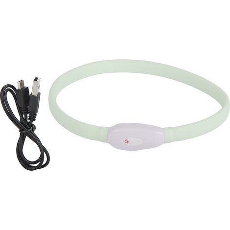 Multifunktionales LED-Anti-Verlust-Halsband, verstellbar und wiederaufladbar, für Katzen und kleine Hunde, mit USB-Ladefunktion. Geeignet für Katzen und kleine Hunde. (1/5)