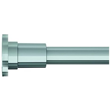 Croydex Adhesive Shower Curtain Telescopic Rod, 110cm - 260cm, Chrome (1/5)