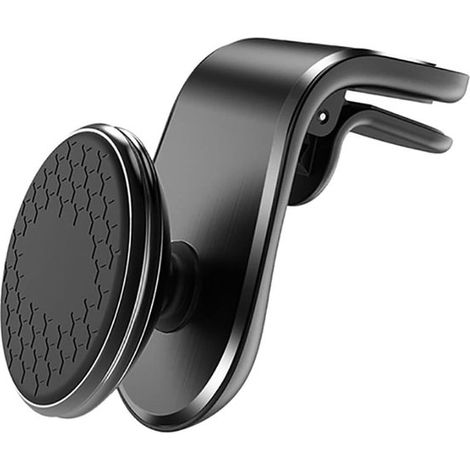 Supporto magnetico per cellulare da auto, con magneti super potenti, adatto a tutti i cellulari da 4,7 a 6,7 pollici, nero. (1/5)