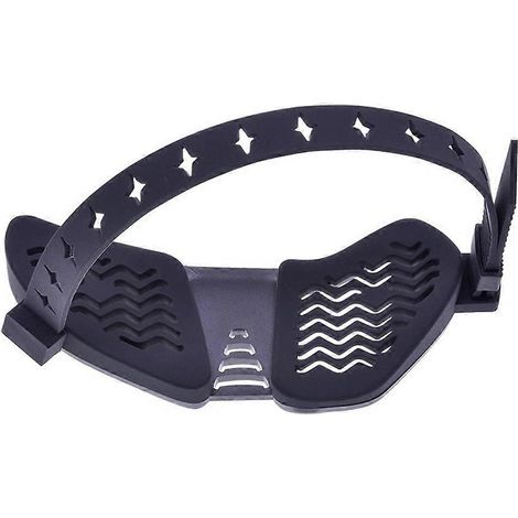 Repose-poignet ergonomique portable avec sangle et repose-main coulissant, ajustable et coulissant, idéal pour les travailleurs et les joueurs (noir). (1/4)
