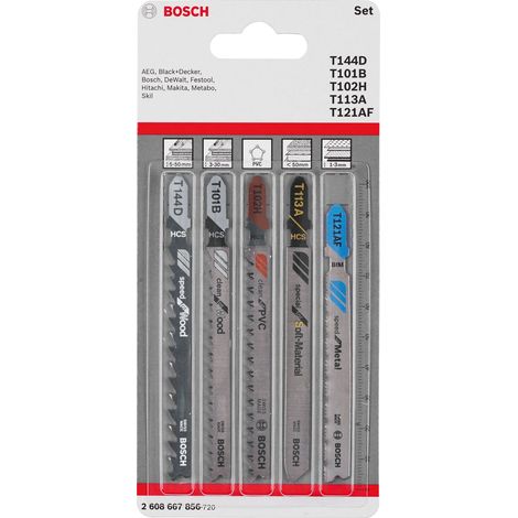 BOSCH 2.608.667.856 (pkt of 5) Mixed for wood & metal