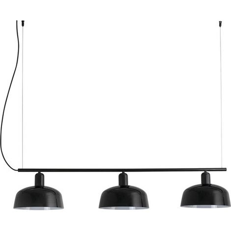 TATAWIN M Colgante cristal lineal negro (1/4)