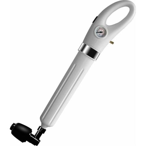 Débouchage WC, débouchage à air comprimé, pompe haute pression avec 4 ventouses et gonfleur pour nettoyer évier, baignoire, évier, piscine (7ème génération) (1/4)