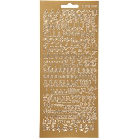 Autocollants - Ethnique - Doré - 1 pièce - Mixte - Décoration unique