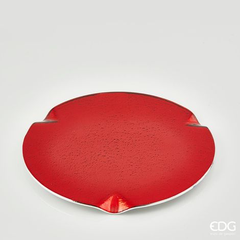 PIATTO TRIPODE D.27 ROSSO NATALE ADDOBBI CASA
