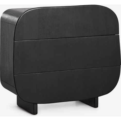 Cassettiera Agathe in legno di mango a 3 cassetti SKLUM            