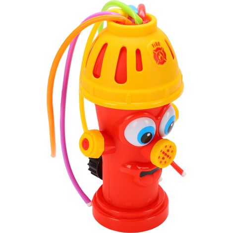Jouet arroseur mignon en forme de borne d'incendie pour tout-petits, idéal pour les jeux d'eau automatiques en extérieur. Type balançoire colorée (1/5)