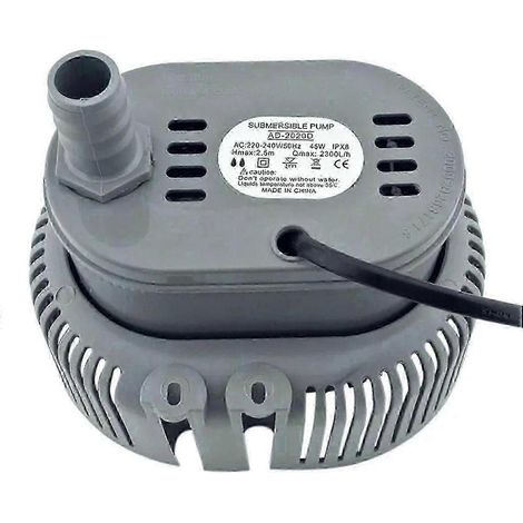 Pompe à eau dédiée de 45 W, compatible avec les pompes de drainage des climatiseurs et refroidisseurs d'air industriels à évaporation 220 V (26-27). (1/5)