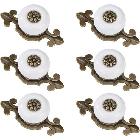 Pomelli per porte rotondi, pomelli per cassetti vintage, maniglie per cassetti con viti per mobili, mobili per ufficio, comodini, librerie (1/4)