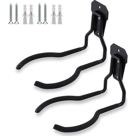 Supporti a parete per decespugliatori, 2 ganci a parete per tagliaerba, supporto universale per tosaerba, supporto a parete per tagliaerba (1/5)