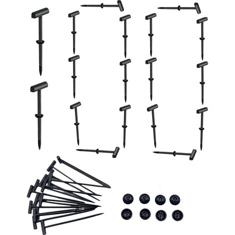 Attaches de câble pour voitures, lot de 100, robustes, double face, stables Attaches de câble automobiles pour entrepôt, support de jardinage, réparation automobile, gestion des câbles, organisation, (1/5)