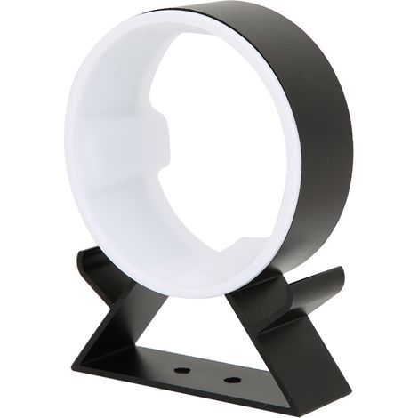 Wandhalterung für Haartrockner aus Aluminium, kein Bohren erforderlich, leichtes Design, Befestigungsmaterial, mattschwarze Ausführung, 9482BS (1/5)