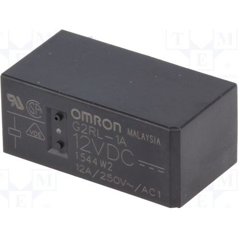 Rele 12vdc 10a/250v 1cto. Omron G2rl-1a-12dc